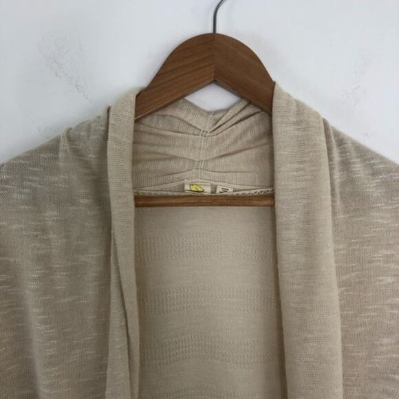 Anthropologie Yellow Bird Shadowsleeve Cardigan Size Small - Picture 8 of 14